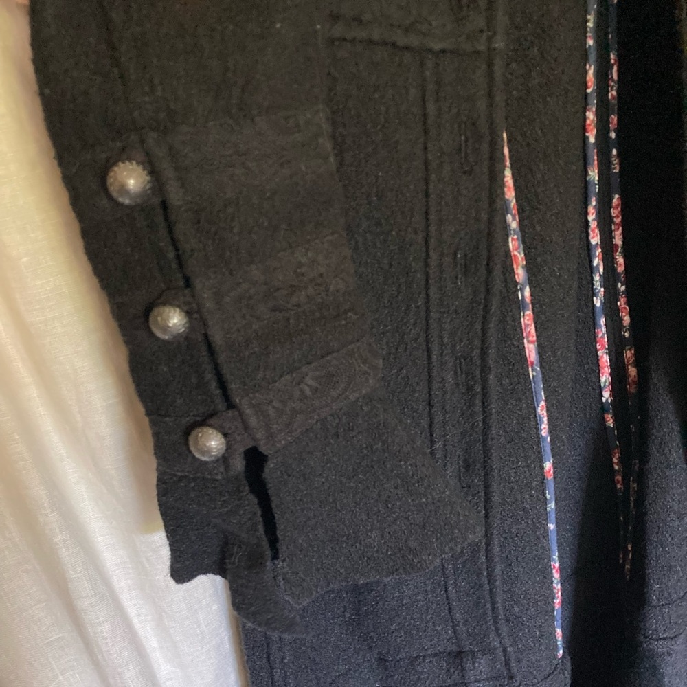 Free People Heritage Wool Coat 2 - Picture 6 of 9